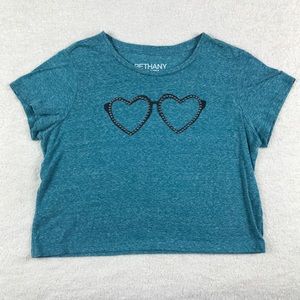Bethany Mota glasses crop top